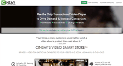 Desktop Screenshot of cinsay.com