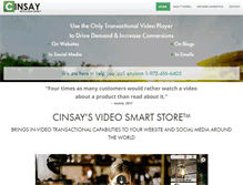 Tablet Screenshot of cinsay.com